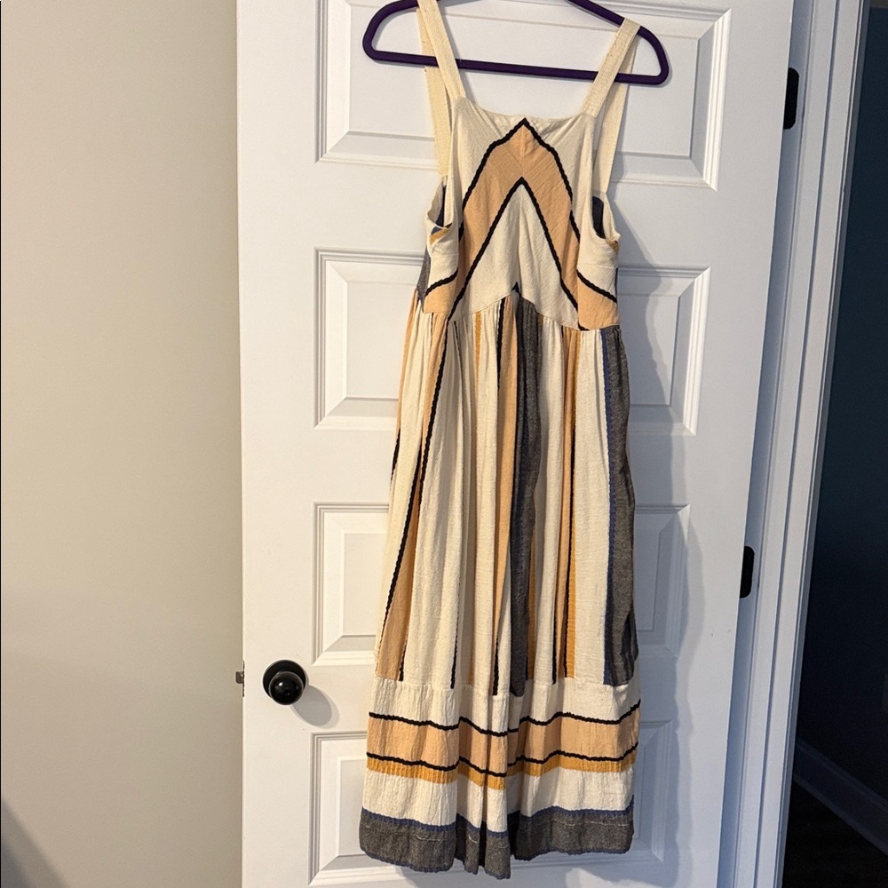 Free People Multicolor Striped Maxi Dress